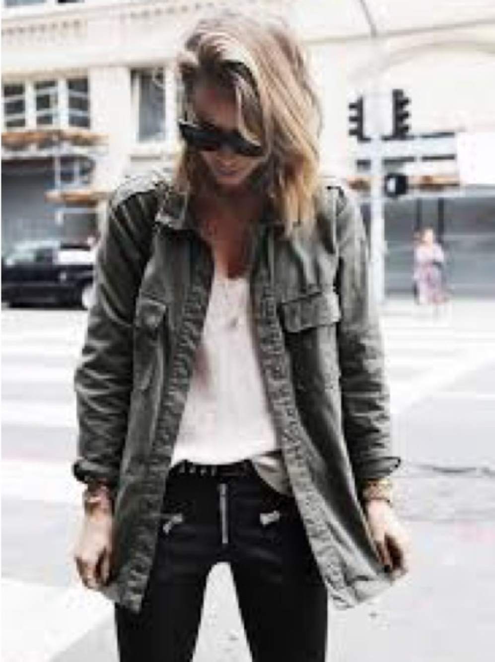 Anine Bing  Green military Utility Jacket